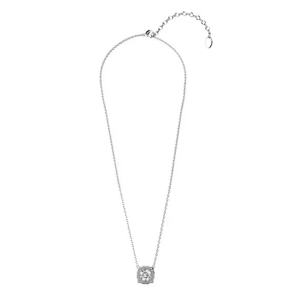 Certified 1ct. t.w. Halo Diamond Elegant Necklace